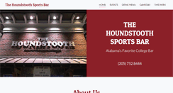 Desktop Screenshot of houndstoothsportsbar.com